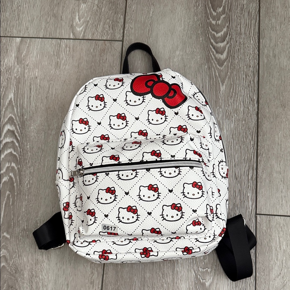 New Hello Kitty mini Backpack - Red and White